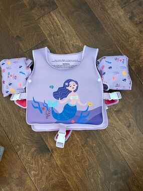 Kids Mermaid Float Vest - Lavender